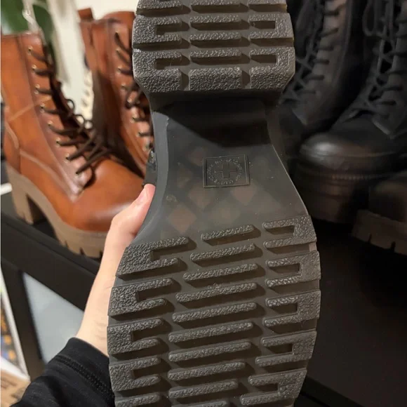 Dr. Martens Black Combat Boots - Picture 4 of 6